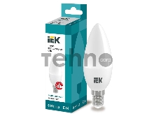 Лампа Iek LLE-C35-5-230-40-E14 светодиодная ECO C35 свеча 5Вт 230В 4000К E14 IEK