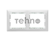 Рамка Valena-рамка *2 бел./кристалл