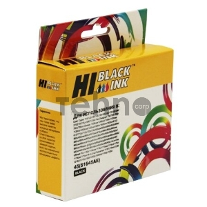 Картридж Hi-Black (51645AE) для HP DJ 850C/970C/1600C, №45, Bk NEW