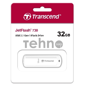 Флеш Диск Transcend 32Gb Jetflash 730 TS32GJF730 USB3.0 белый