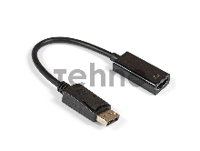 Кабель-переходник Exegate EX284921RUS  DisplayPort-HDMI ExeGate EX-DPM-HDMIF-0.15 (20M/19F, 0,15м)