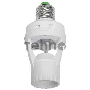 Датчик движения ДД 045 E27 60Вт угол обз. 360град. 6м IP20 бел. ИЭК LDD10-045-60-001