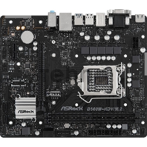 Материнская плата Asrock B560M-HDV/M.2 Soc-1200 Intel B560 2xDDR4 mATX AC`97 8ch(7.1) GbLAN+VGA+DVI+HDMI
