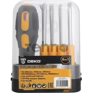 Набор отверточный Deko SS01 8 предметов