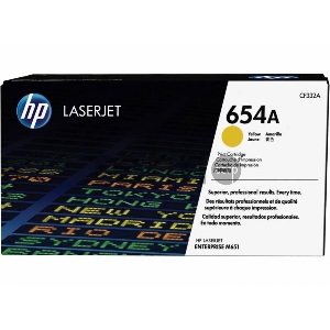 Тонер Картридж HP 654A CF332A желтый для HP CLJ Ent M651n/M651dn/M651xh/M680dn/M680f (15000стр.)