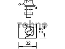 Держатель проволоки d8-10мм гор. оцинк. 324 S-FT OBO 5326303