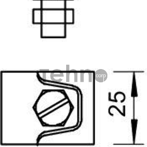 Держатель проволоки d8-10мм гор. оцинк. 324 S-FT OBO 5326303