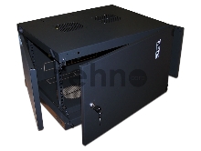 Шкаф коммутационный Lanmaster Next (TWT-CBWNM-18U-6X6-BK) 18U 550x600мм пер.дв.металл 60кг черный