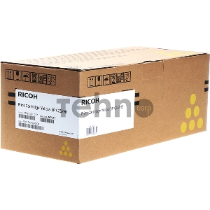 Тонер-картридж Ricoh тип SPC252HE желтый для SP C252DN/C252SF 6000 отп.