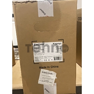 Корпус Minitower Exegate BAA-103 Black, mATX, <AAA350, 80mm>, 2*USB, Audio