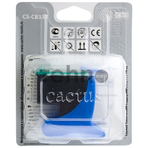 Картридж струйный Cactus CS-CB337 трехцветный для №141 HP DeskJet D4263/D4363/D5360 (9ml)