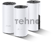 Бесшовный Mesh роутер TP-Link Deco P9 (3-Pack) AC1200 10/100/1000BASE-TX белый