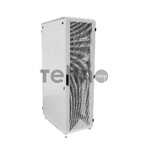 Шкаф телекоммуникационный напольный 42U (600x600) дверь перфорированная 2 шт.