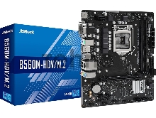 Материнская плата Asrock B560M-HDV/M.2 Soc-1200 Intel B560 2xDDR4 mATX AC`97 8ch(7.1) GbLAN+VGA+DVI+HDMI