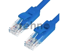 Патч-корд Greenconnect прямой 20.0m, UTP кат.5e, синий, позолоченные контакты, 24 AWG, литой, GCR-LNC01-20.0m, ethernet high speed 1 Гбит/с, RJ45, T568B Greenconnect Патч-корд прямой 20.0m, UTP кат.5e, синий, позолоченные контакты, 24 AWG, литой, GCR-LNC01-20.0m, ethernet high speed 1 Гбит/с, RJ45, T568B