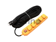 Удлинитель 5х20м с заземл. 16А IP44 У10-026 с выкл. с индик. КГ 3х1.5 розетки с защ. крышкой UNIVersal 9634139