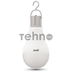 Лампа LED A60 7W E27 450lm 3000K с Li-Ion аккумулятором 1/10/60 | 102402107 | Gauss