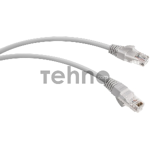 Патч-корд WRline WR-PC-RJ45-UTP-5E-2-GY UTP RJ-45 вил.-вилка RJ-45 кат.5E 2м серый LSZH (уп.:1шт)