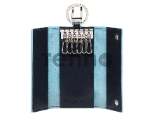 Ключница Piquadro Blue Square PC1397B2/BLU2 синий натур.кожа