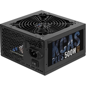 Блок питания Aerocool ATX 500W KCAS-500W PLUS 80+ bronze (24+4+4pin) APFC 120mm fan 7xSATA RTL