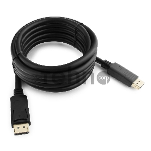 Кабель DisplayPort Gembird/Cablexpert , 3м, 20M/20M, черный, экран, пакет(CC-DP-10)