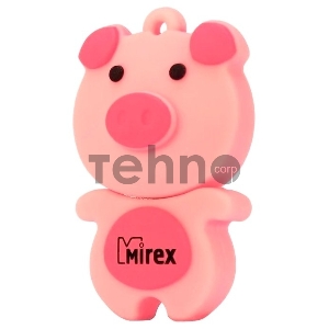Флэш Диск 8GB Mirex Pig, USB 2.0, Розовый