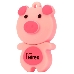 Флэш Диск 8GB Mirex Pig, USB 2.0, Розовый, фото 1