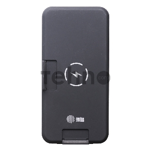 Мобильный аккумулятор Cactus CS-PBFSQT-10000 Li-Pol 10000mAh 3A+3A черный 1xUSB беспроводная зарядка