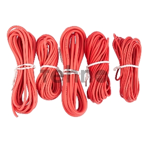 Набор автопровода REXANT «Ассорти» 0,50х5 м/0,75х5 м/1х3 м/1,50х3 м/2,50х2 м, цвет провода красный