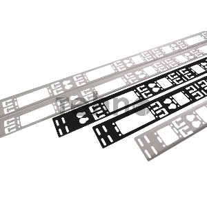 Вертикальный кабельный органайзер в шкаф, ширина 150 мм 42U (ВКО-М-42.150)