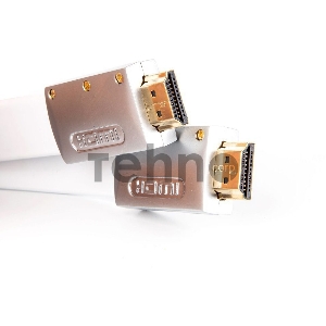 Кабель HDMI 19M/M ver 2.0, 1.8M, AOpen <ACG568F-S-1.8M> серебряно-белый Flat