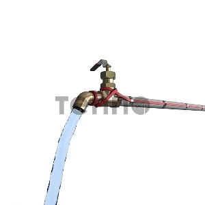 Греющий саморегулирующийся кабель (в трубу) 10HTM2-CT (20м/200Вт)  REXANT