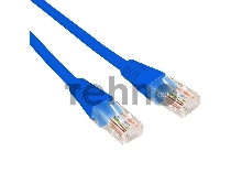 Патч-корд U/UTP REXANT категория 6, RJ45-RJ45, неэкранированный, 26AWG, LSZH, синий, 1.5 м
