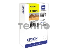 Струйный картридж EPSON C13T70144010 WP 4000/4500 Series Ink XXL Cartridge Yellow 3.4k