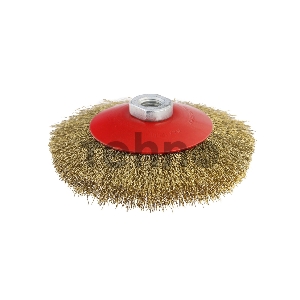 Кордщетка Hammerflex 207-107 115мм M14  радиальная гофрированная мягкая для УШМ