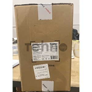 Корпус Minitower Exegate BAA-103 Black, mATX, <AAA350, 80mm>, 2*USB, Audio