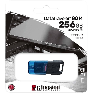 Флеш Диск Kingston 256Gb DataTraveler 80 M DT80M/256GB USB3.2 черный Флеш Диск Kingston 256Gb DataTraveler 80 M DT80M/256GB USB3.2 черный