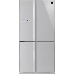 Холодильник Sharp SJ-FS97VSL серебристое стекло/стекло (трехкамерный), фото 1