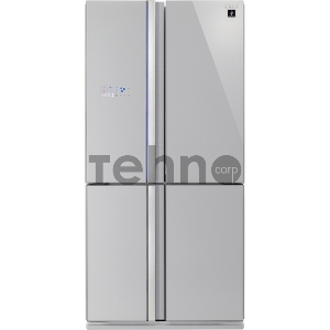 Холодильник Sharp SJ-FS97VSL серебристое стекло/стекло (трехкамерный) Холодильник Sharp SJ-FS97VSL серебристое стекло/стекло (трехкамерный)