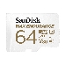 Карта памяти MICRO SDHC 64GB UHS-3 SDSQQVR-064G-GN6IA SANDISK, фото 1