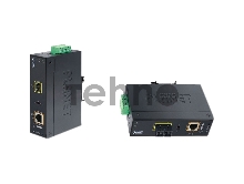 индустриальный медиа конвертер PLANET IP30 Industrial 10/100/1000BASE-T to 100/1000BASE-SX Converter with 802.3at PoE+ (Multi-mode, 220m/550m, -40 to 75C, 12V~48V DC power boost)