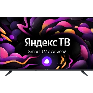 Телевизор LED Starwind 43 SW-LED43UG403 Яндекс.ТВ Frameless черный 4K Ultra HD 60Hz DVB-T DVB-T2 DVB-C DVB-S DVB-S2 USB WiFi Smart TV