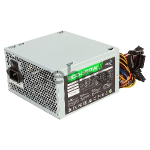 Блок питания Aerocool 550W Retail ECO-550W ATX v2.3 Haswell, fan 12cm, 400mm cable, power cord, 20+4P, 12V 4+4P, 1x PCI-E 6+2P, 4x SATA, 3x PATA, 1x F