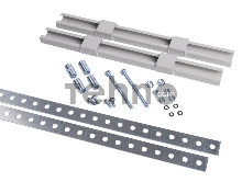Комплект крепления металлокорпуса к столбу монтаж. полосой ИЭК YKK-0-125