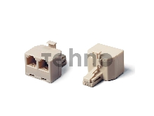 Разветвитель  US-12 RJ45 8P8C (джек) -> 2x8P8C (розетки)