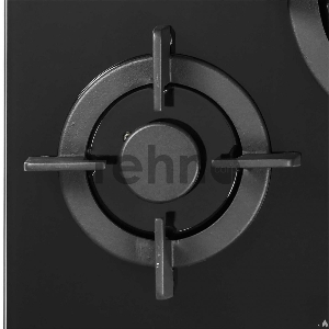 Панель варочная LEX GVG 430 BL  3 конфорки газ-контроль электроподжиг