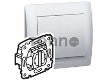 Электроустановочные изделия Legrand Legrand 775608 Переключатель двухклавишный Galea Life с подсветкой
