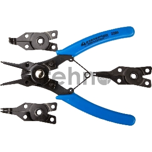 Съемник стопорных колец STAYER 2280, 4 насадки Съемник стопорных колец STAYER 2280, 4 насадки
