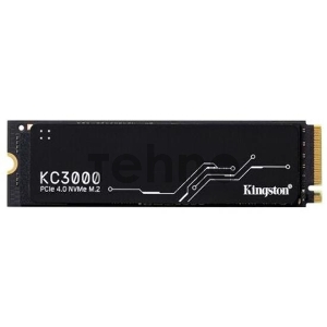 Накопитель SSD M.2 Kingston 512Gb KC3000 <SKC3000S/512G> (PCI-E 4.0 x4, up to 7000/3900Mbs, 3D TLC, NVMe, 400TBW, Phison E18, 22х80mm, LP heatsink)