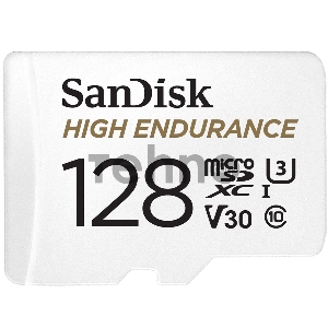 Флеш карта microSD 128GB SanDisk microSDXC Class 10 UHS-I U3 V30 High Endurance Video Monitoring Card Флеш карта microSD 128GB SanDisk microSDXC Class 10 UHS-I U3 V30 High Endurance Video Monitoring Card